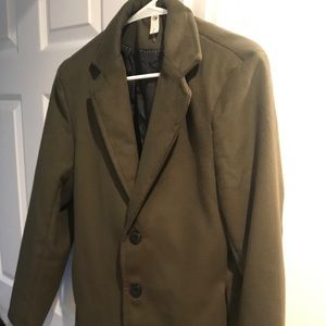 Olive green stylish coat